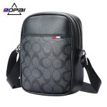 BOPAI Luxury Leather Messenger Satchel Cross Shoulder Bag B22611