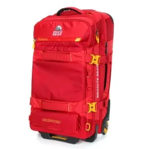 Granite Gear Large Wheeled Duffle Bag With Backpack Strap 79L G2026 Red