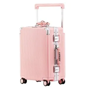 AIRWAY Titan 20 Inch Aluminium Carry-On Luggage with 40L capacity, designed for easy handling and long-lasting durability.