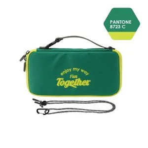M Square Accordion-Style Travel Passport Wallet - Green