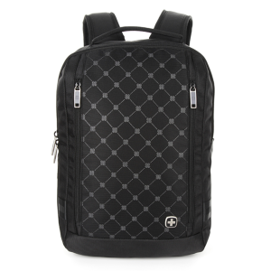 Suissewin Reflective Diamond-Pattern Laptop Backpack | Travel, Business, Commute
